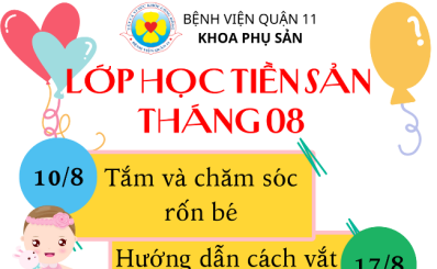 Lớp học tiền sản tháng 08 năm 2023